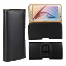 Universal Genuine Leather Belt Clip Phone Pouch Bag for iPhone 4S 5 5S SE 6 6S Vintage Case for Samsung Galaxy S4 S5 S6 S7 Edge