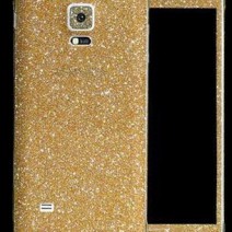 Luxury Glitter Sticker Case for Samsung Galaxy For iPhone Ultra Thin Sparkling Diamond Film Full Body Matte Cover