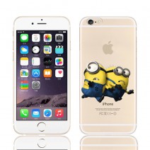 Despicable Me Minion for iPhone 6 Plus Case Flexible Silicone Slim Shock Absorbing Crystal Clear Soft Cover for iPhone 6S Plus