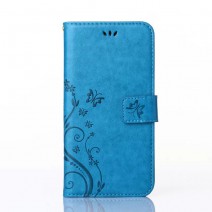 Wallet Flip PU Leather Case Cover For Samsung Galaxy J5 S6 S7 For iPhone 5 5S 6 6S Cases with Stand Card Slot Butterfly Pattern