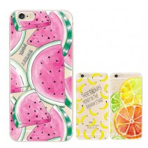 Fruit Pineapple Lemon Banana TPU Soft Silicon Transparent Thin Case Cover For Apple iPhone 5 case For iPhone 5s case Coque