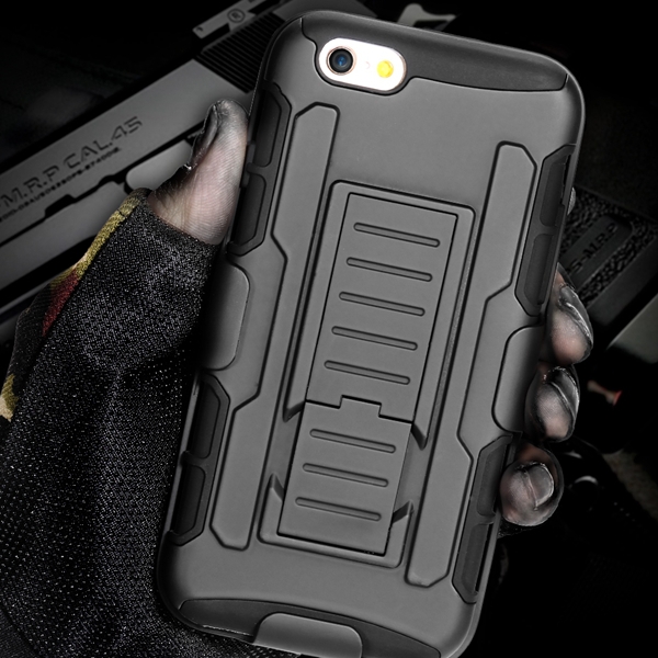 Future Armor Hybrid Case Military 3 in 1 Combo Cover For iPhone 4 4s 5 5s SE 5c 6 6s Plus Stand Case Triple Full Capa coque