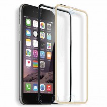 Aluminum alloy Tempered glass phone bag case For Apple iphone 6 6S 6 plus Mobile phone Accessories Full screen coverage cover
