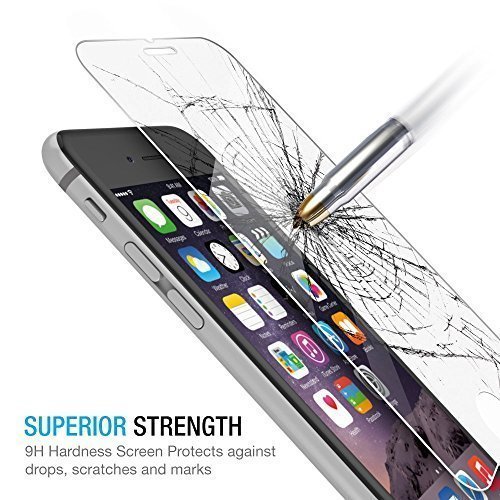 Tempered Glass Screen Protector Film  coque for iphone 4 4s 5 5s 5c SE 6 6s Plus phone cases fundas luxury Cover capa Shockproof