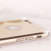 Luxury Ultra-thin Mirror Soft TPU phone cases coque for iPhone 5 case For iPhone 5s case back cover fundas capa