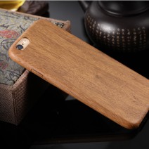 Luxury Wooden Pattern PU Leather Soft Wood Grain Soft Back Shell Cover For iPhone 6 4.7 case For iphone 6s Plus 5.5 Phone Bag