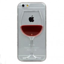 3D Liquid Cocktail Bottle Flow Red Wine coque For iPhone 6 case for iphone 6 phone cases Cover For iPhone 6 Plus case