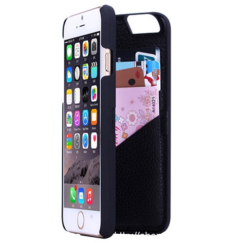 For iPhone 6 6S 6 Plus 6S Plus case Fashion Dual Layer Hard Card Slot + Makeup Mirror Back Cover For iPhone 6S case