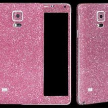 Luxury Glitter Sticker Case for Samsung Galaxy For iPhone Ultra Thin Sparkling Diamond Film Full Body Matte Cover